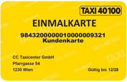 Einmalkarte