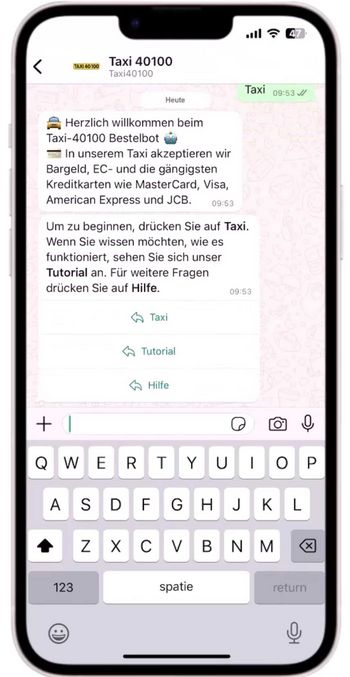 Taxi 40100 - WhatsApp Tutorial